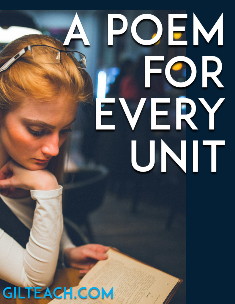 Poems. Poem for every unit