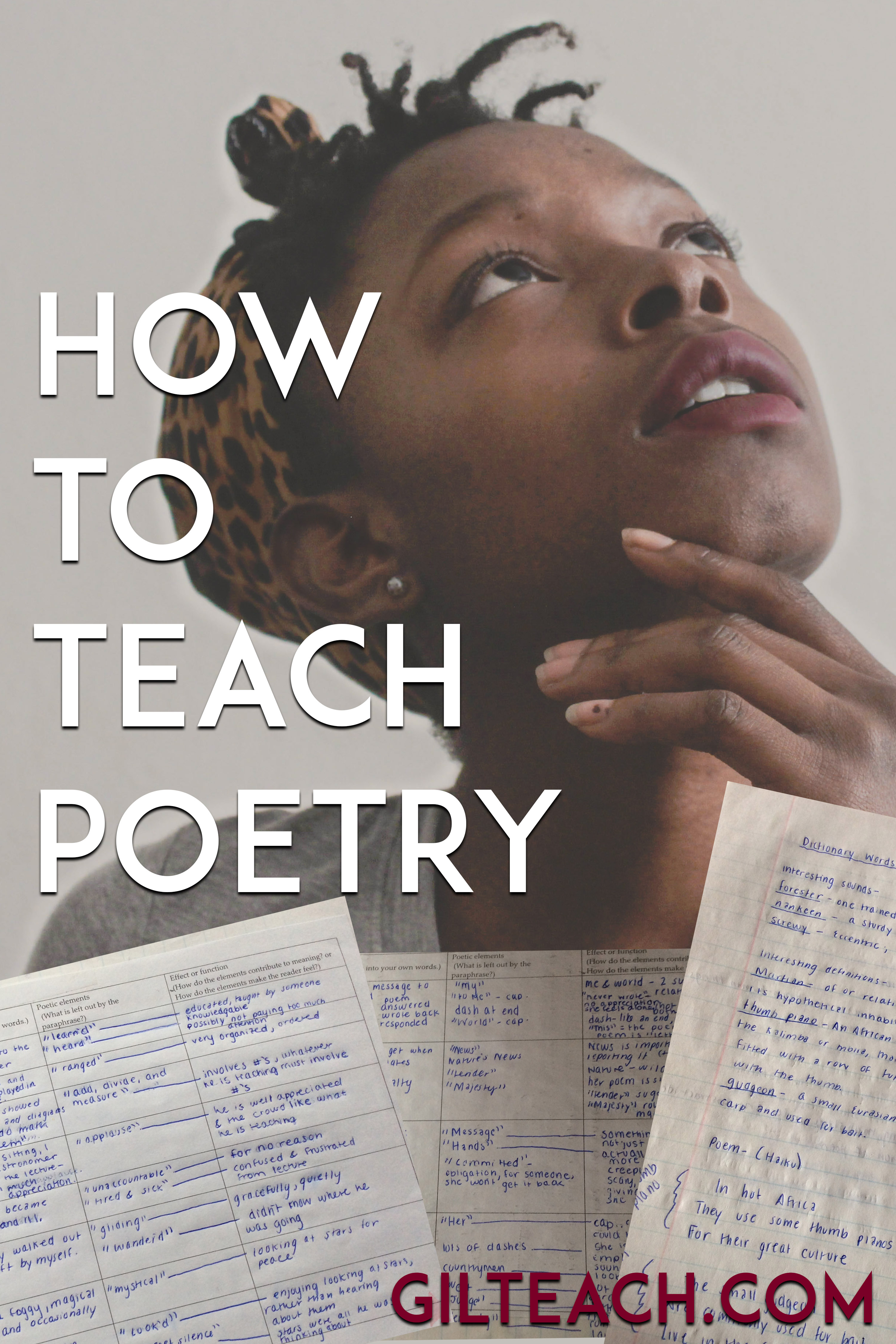 how to teach poetry